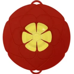 28 cm anti-overløb støvtæt spildprop silikone grydelåg køkken madlavningsredskaber rød Clearance