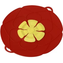 28 cm anti-overløb støvtæt spildprop silikone grydelåg køkken madlavningsredskaber rød Clearance