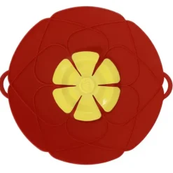 28 cm anti-overløb støvtæt spildprop silikone grydelåg køkken madlavningsredskaber rød Clearance