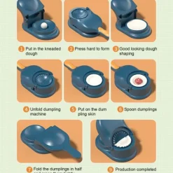 2 i 1 Dumpling Maker Machine - Nem at bruge Husholdning Dumpling Press Form