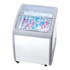 Frysere>154 L Kommercielt Gelato Dyppefryseskab, Is-udstillingsskab, Effektiv Køling, Ideelt til Isbutikker