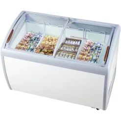 Frysere>362 L Kommercielt is-udstillingsskab, Gelato Dyppefryseskab, energieffektiv, holdbar konstruktion, optimal opbevaring