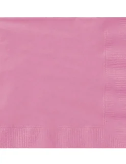 20 lyserøde papirservietter 33 x 33 cm Outlet