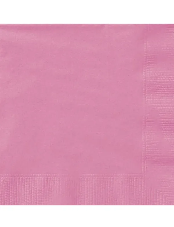20 lyserøde papirservietter 33 x 33 cm Outlet