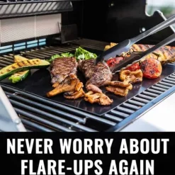 Griller>5 -Pack Grill Mat - Genanvendelig ikke -stick 40x33cm