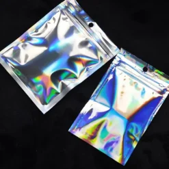 100 pakke genlukkelige lynlåsposer til snacks og smykker