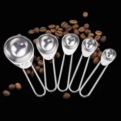 5 pakker Målekop skesæt til bagning madlavning 15/5/2,5/1,25/0,75 ml Clearance