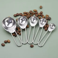 5 pakker Målekop skesæt til bagning madlavning 15/5/2,5/1,25/0,75 ml Clearance