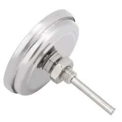 100~700℉ Rustfrit Stål Grilltermometer Temperaturmåler Analog Skive Dobbelt Skala New