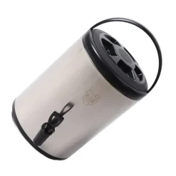 304 rustfrit stål isoleret drikkevareautomat 8 liter varm kold drikkevareautomat Kommerciel dobbeltlagsspand Sort 8L Outlet