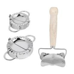 304 Rustfrit Stål Manuelt Dumpling Maker Sæt med Dumpling Wrap Værktøj Køkkenredskaber Online