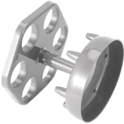 6 Shotglas Dispenser Holder Roterende Spiritus Dispenser Vinreol Hylde Festartikler Grå