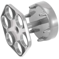 6 Shotglas Dispenser Holder Roterende Spiritus Dispenser Vinreol Hylde Festartikler Grå