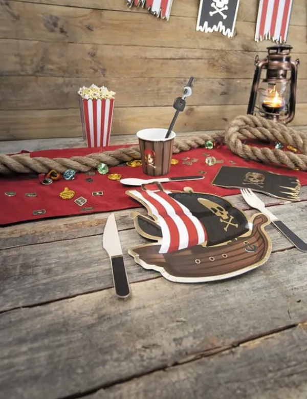 8 små sorte trægafler 15 cm. Size-Standard New