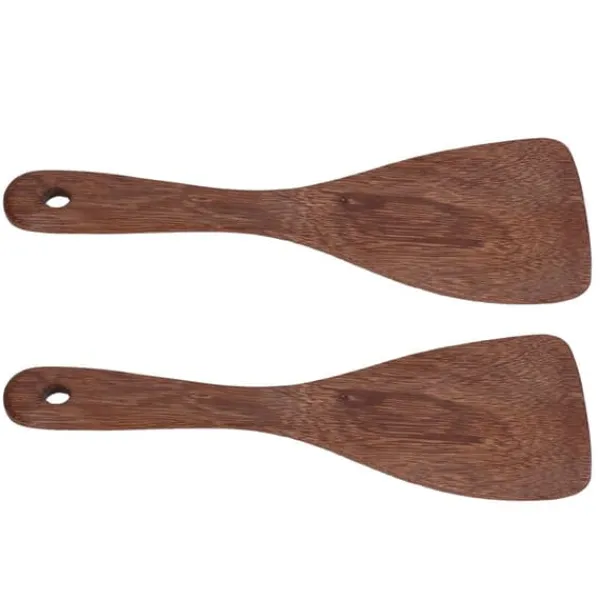 2 st Rispaddel Naturlig riskokare i trä Spatel Köksskedar för blandning och servering av RiceBevel Discount