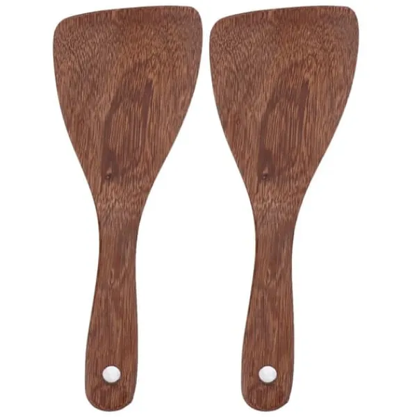 2 st Rispaddel Naturlig riskokare i trä Spatel Köksskedar för blandning och servering av RiceBevel Discount