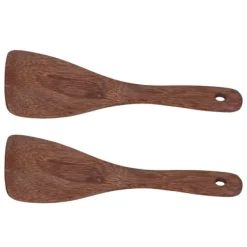 2 st Rispaddel Naturlig riskokare i trä Spatel Köksskedar för blandning och servering av RiceBevel Discount