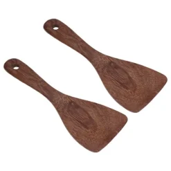 2 st Rispaddel Naturlig riskokare i trä Spatel Köksskedar för blandning och servering av RiceBevel Discount