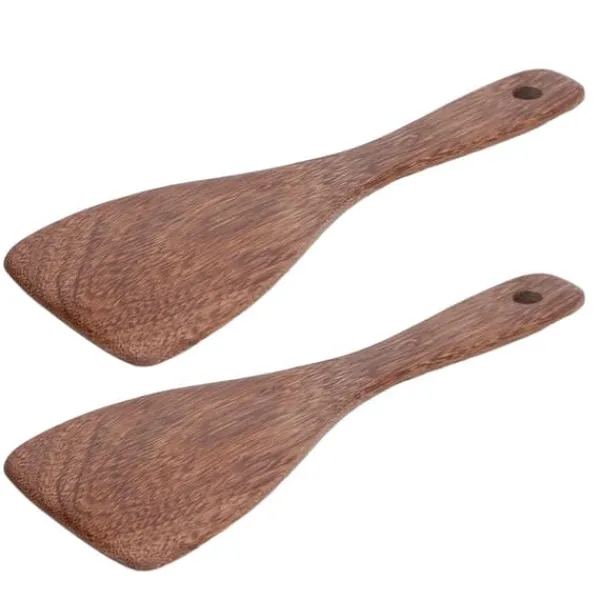 2 st Rispaddel Naturlig riskokare i trä Spatel Köksskedar för blandning och servering av RiceBevel Discount
