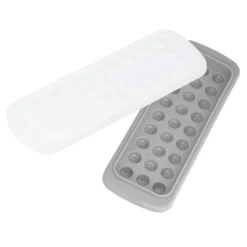 2 stk. 27 gitre 2 lags iskugleform DIY Rund isterningemaskinebakke med låg til køkkenbar Outlet