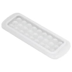 2 stk. 27 gitre 2 lags iskugleform DIY Rund isterningemaskinebakke med låg til køkkenbar Outlet