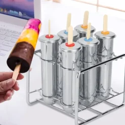 Isforme>6 stk. 304 rustfrit stål rundt hoved rund kop isform isform dobbelt rille