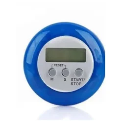 3 stk. digital køkkenur med høj alarm, magnetisk bagside, LCD-display, hvid til madlavning, bagning og sportsaktiviteter (hvid+orange+blå) Sale