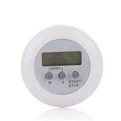 3 stk. digital køkkenur med høj alarm, magnetisk bagside, LCD-display, hvid til madlavning, bagning og sportsaktiviteter (hvid+orange+blå) Sale