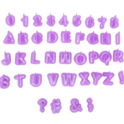 40 stk. DIY-kiksform Alfabetnummer-kiks Chokoladeudstikkerform Bagetilbehør Outlet