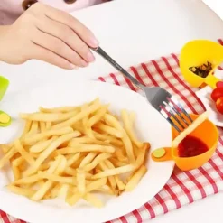 4 stk. flerfarvede dyppesauceskåle serveringsskåle krydderibeholder til salt ketchup sukkereddike Online