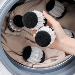 6 stk. fnugfjernerbolde til vaskemaskine, genanvendelig hår opsamler Sale