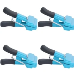 10 stk Food Clip ABS Chip Bag Clip God forsegling og multifunktion skridsikker klip til køkken BlueSmall Hot