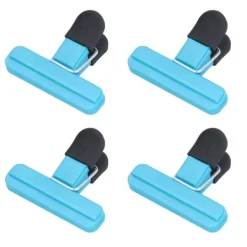 10 stk Food Clip ABS Chip Bag Clip God forsegling og multifunktion skridsikker klip til køkken BlueSmall Hot