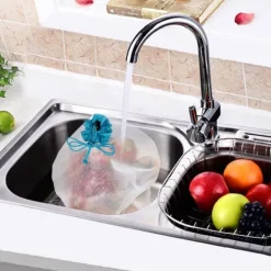 12 stk. genanvendelige net-snor indkøbsposer justerbar polyester snorpose frugt grøntsagsopbevaring net produktindkøbsposer Best