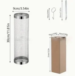 Griller>3 stk. Grillvarmesæt: Varmebur + Varmebor + Krog