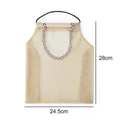 3 stk. hængende netopbevaringsposer til frugt, kartofler, løg, grøntsager, genanvendelige netopbevaringsposer Sale