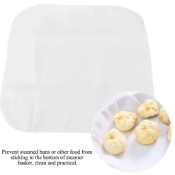 6 stk. Køkken Bomuldsdampklud Dampede Boller Dumplings Dampklud Madlavningsartikler Hot