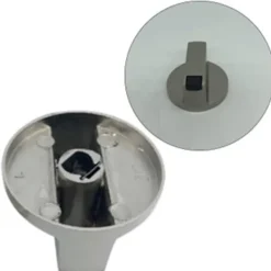 8 stk. komfurknapper 6 mm metal drejeknap til gaskomfur til køkken komfur maskine kontrol udskiftning