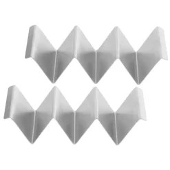 2 stk. opbevaringsstativ til taco-pandekager i rustfrit stål til restaurant, hotel, hjemmekøkken, type 2 Hot