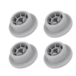 4 stk. opvaskemaskinekurvrulle reservedel opvaskemaskinekurvhjul til Bosch 420198 AP2802428 165314 Best