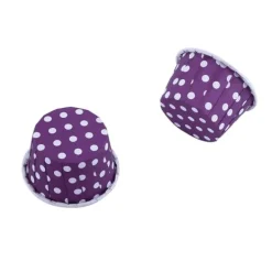 Bagning>100 stk. papir kageforme, cupcake-forme, muffinforme, bageforme til fest, bryllup, lilla