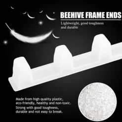 10 stk. plastik bistade ramme ender holdbare afstandsstykker biavl beskyttelse forsyninger New