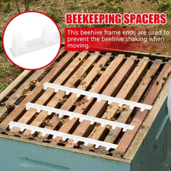 10 stk. plastik bistade ramme ender holdbare afstandsstykker biavl beskyttelse forsyninger New