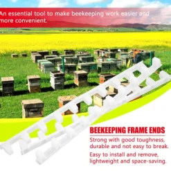 10 stk. plastik bistade ramme ender holdbare afstandsstykker biavl beskyttelse forsyninger New