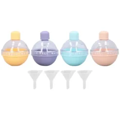 4 stk. pære-hockeyforme, sikre, sunde slikfarver, tilføjer smag, nemme at afforme, whisky-isforme med låg Sale