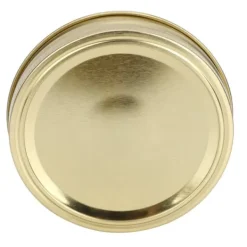 12 stk. rustfri stål delte låg til glas, runde, lækagesikre forseglinger, køkkenudstyr (XH00179 guld) Clearance