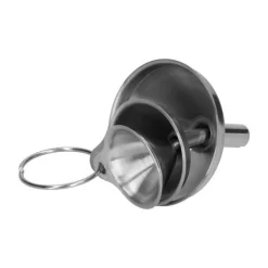 3 stk rustfrit stål tragt påfyldningsflasker Tragt Olie lækker skilletragt integreret væskedispenser med cirkel Hot