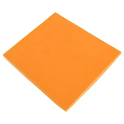 4 stk. silikone dehydratormåtter til fødevarekvalitet, høj temperaturbestandighed, forhindrer fastklæbende frugtdehydratorbakker med kant, orange Clearance