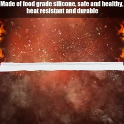 1 stk. silikone mellemrumsliste oliebestandig komfur køkkenbordplade fyldningsforsegling hvid Best