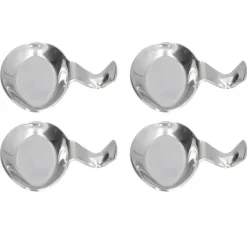 4 stk skeholder rustfrit stål 2-formåls kompakt holdbar spisepinde hvileholder til hjemmerestauranter Discount